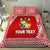 (Custom Personalised) Tonga Coat Of Arms Bedding Set Simplified Version - Red LT8 Red - Polynesian Pride