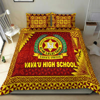 Tonga Vava'u High School Bedding Set Simplified Version - Maroon LT8 - Polynesian Pride