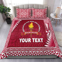 (Custom Personalised) Tonga Beulah College Bedding Set Simplified Version LT8 - Polynesian Pride