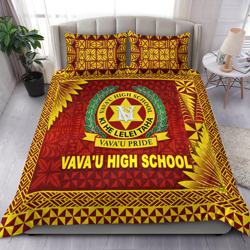 Tonga Vava'u High School Bedding Set Simplified Version - Maroon LT8 Maroon - Polynesian Pride