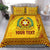 (Custom Personalised) Tonga Vava'u High School Bedding Set Simplified Version - Gold LT8 - Polynesian Pride