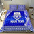 (Custom Personalised) Tonga Tupou High School Bedding Set Simplified Version LT8 Blue - Polynesian Pride