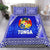 Tonga Coat Of Arms Bedding Set Simplified Version - Blue LT8 Blue - Polynesian Pride