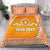 (Custom Personalised) Tonga Tailulu College Bedding Set Simplified Version LT8 Orange - Polynesian Pride