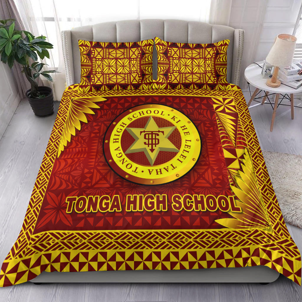 Tonga High School Bedding Set Simplified Version LT8 Maroon - Polynesian Pride