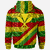 Hawaii Zip Hoodie Custom Kanaka Maoli Flag With Bamboo Patterns - Polynesian Pride