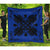 Hawaiian Quilt Maui Plant And Hibiscus Premium Quilt - Black Blue - AH Black - Polynesian Pride