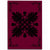 Hawaiian Quilt Maui Plant And Hibiscus Pattern Area Rug - Black Burgundy - AH Black - Polynesian Pride