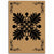 Hawaiian Quilt Maui Plant And Hibiscus Pattern Area Rug - Black Gold - AH Black - Polynesian Pride