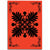 Hawaiian Quilt Maui Plant And Hibiscus Pattern Area Rug - Black Orange - AH Black - Polynesian Pride