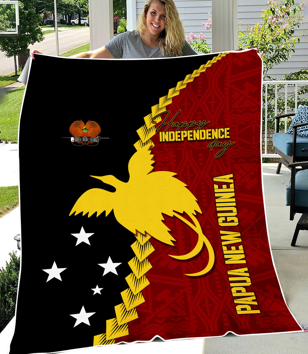 Papua New Guinea Premium Blanket 49th Independence Anniversary - Motu Revareva LT7 - Polynesian Pride