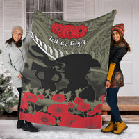 New Zealand ANZAC 2022 Premium Blanket Maori Camouflage LT14 - Polynesian Pride