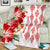 Tonga Premium Blanket Diamond Style Mix Hibiscus - White LT7 White - Polynesian Pride