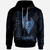 Guam Hoodie Chamorro Forever Blue Color Unisex Black - Polynesian Pride