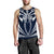 Hawaii Kanaka Polynesian Football Jersey Men's Tank Top - Blue - Bernice - AH - Polynesian Pride