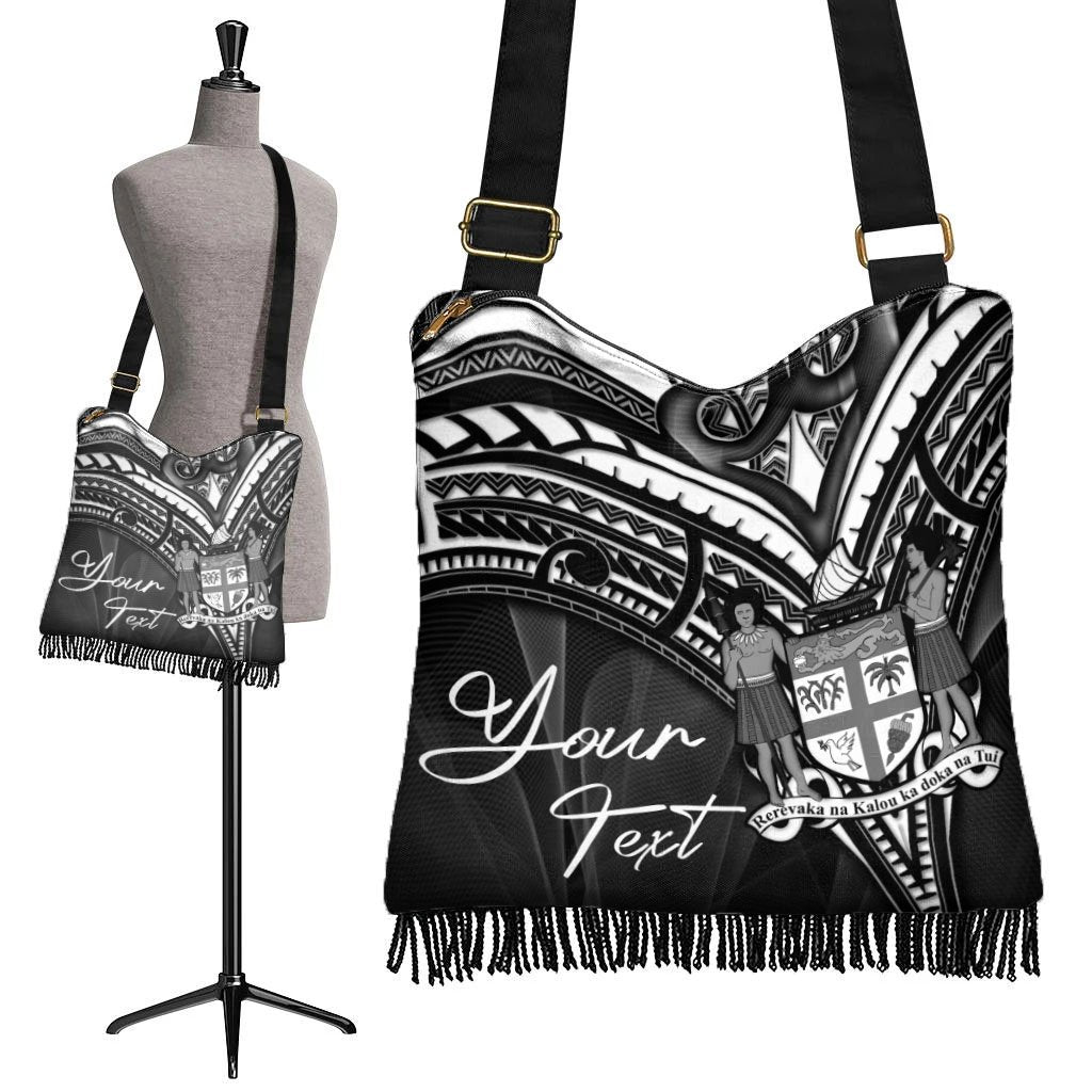 Fiji Custom Personalised Boho Handbag - Cross Style One Style One Size Reggae - Polynesian Pride