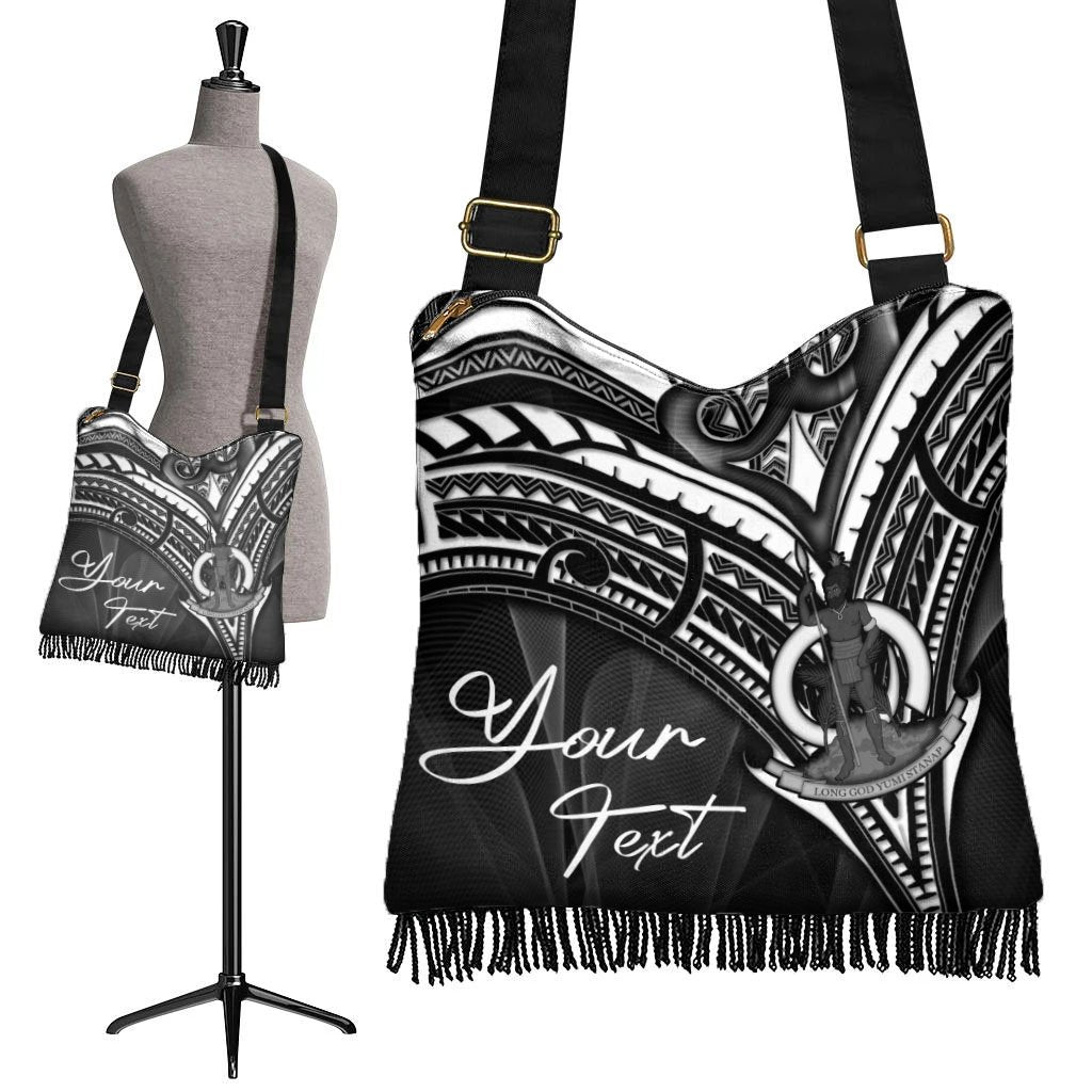 Vanuatu Custom Personalised Boho Handbag - Cross Style One Style One Size Reggae - Polynesian Pride