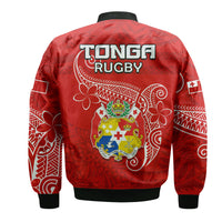 Tonga Mate Ma'a Rugby Kupesi Bomber Jacket LT9 - Polynesian Pride
