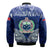 (Custom Personalised) Samoa Coat Of Arms Bomber Jacket Polynesian Pattern LT9 - Polynesian Pride