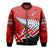 Waitangi Bomber Jacket Aotearoa Tino Rangatiratanga Flag with Silver Fern LT9 Unisex Red - Polynesian Pride