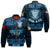 Personalised Tonga Apifo'ou College Bomber Jacket Viva AFC - Black LT7 Unisex Black - Polynesian Pride