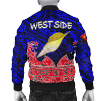 West New Britain Province Men Bomber Jacket-WEST SIDE LT6 - Polynesian Pride