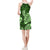 Polynesian Sleeveless V Neck Dress - Palm Leaf Green - Polynesian Pride