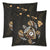 Hawaiian Map Turtle Ohana Hibiscus Kakau Polynesian Pillow Cover One Size Zippered Pillow Cases 18"x 18" (Twin Sides) (Set of 2) Gold - Polynesian Pride