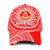 (Custom Personalised) Kolisi Tonga High School Classic Cap Tongan Ngatu Pattern Ver.01 LT14 Classic Cap Universal Fit Red - Polynesian Pride