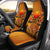 Kanaka Paradise Flower Plumeria Car Seat Cover - Orange Earth - AH - Polynesian Pride