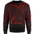 Northern Mariana Islands Sweatshirt - Cross Style Red Color Unisex Black - Polynesian Pride