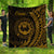 Northern Mariana Islands Premium Quilt - Wings Style Black - Polynesian Pride