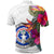 Northern Mariana Islands Polo Shirt Polynesian Hibiscus White Pattern - Polynesian Pride