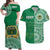 (Custom Text And Number) Tonga Saineha High School Matching Dress and Hawaiian Shirt Class Of Year Tongan Ngatu Pattern LT14 Green - Polynesian Pride