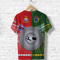 Kiribati And Cook Islands T Shirt Together LT8 - Polynesian Pride