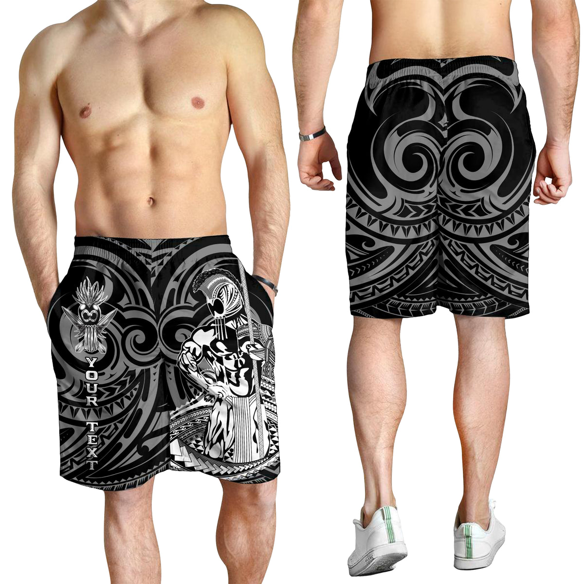(Custom Personalised) Hawaii Ikaika Warrior Men Short - LT2 - Polynesian Pride