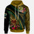 Hawaii Hana High and Elementary School Custom Polynesian Hoodie Hana Super Dragons With Tropical Flowers Tribal Pattern Scratch Style LT10 - Polynesian Pride