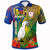 New Caledonia Pride Polo Shirt Custom New Caledonia National Emblem With Cagou and Hibiscus Polynesian Polo Shirt - Polynesian Pride