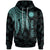 Nauru Custom Hoodie Polynesian Wings Turquoise Unisex Turquoise - Polynesian Pride