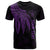 Niue Custom T Shirt Polynesian Wings (Purple) Unisex Purple - Polynesian Pride