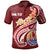 Tahiti Custom Polo Shirt Tahitian Seal Polynesian Patterns Plumeria Unisex Red - Polynesian Pride