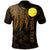 Palau Polynesian Custom Polo Polynesian Wings (Golden) Unisex Golden - Polynesian Pride