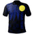 Palau Polynesian Custom Polo Polynesian Wings (Blue) Unisex Blue - Polynesian Pride