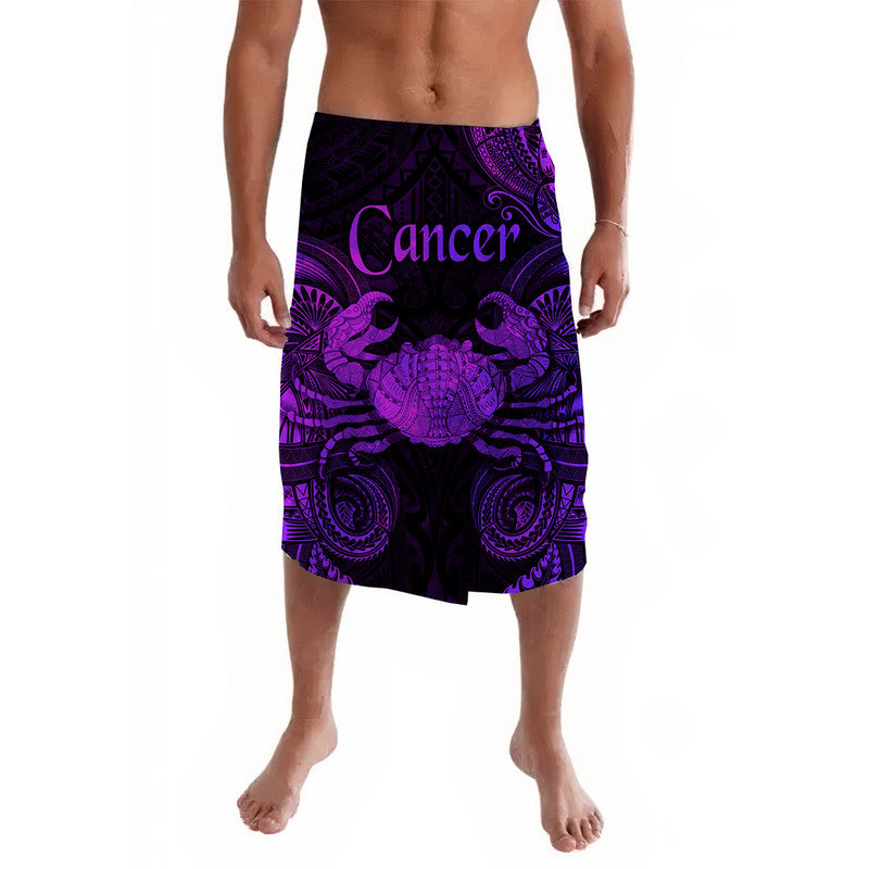 Cancer Zodiac Polynesian Lavalava Unique Style Purple LT8 Purple - Polynesian Pride