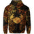 Custom Cancer Zodiac Polynesian Hoodie Unique Style Gold LT8 - Polynesian Pride