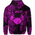 Cancer Zodiac Polynesian Zip Hoodie Unique Style Pink LT8 - Polynesian Pride