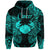 Custom Cancer Zodiac Polynesian Hoodie Unique Style Turquoise LT8 - Polynesian Pride