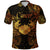 Custom Cancer Zodiac Polynesian Polo Shirt Unique Style Gold LT8 - Polynesian Pride