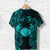 Custom Cancer Zodiac Polynesian T Shirt Unique Style Turquoise LT8 - Polynesian Pride