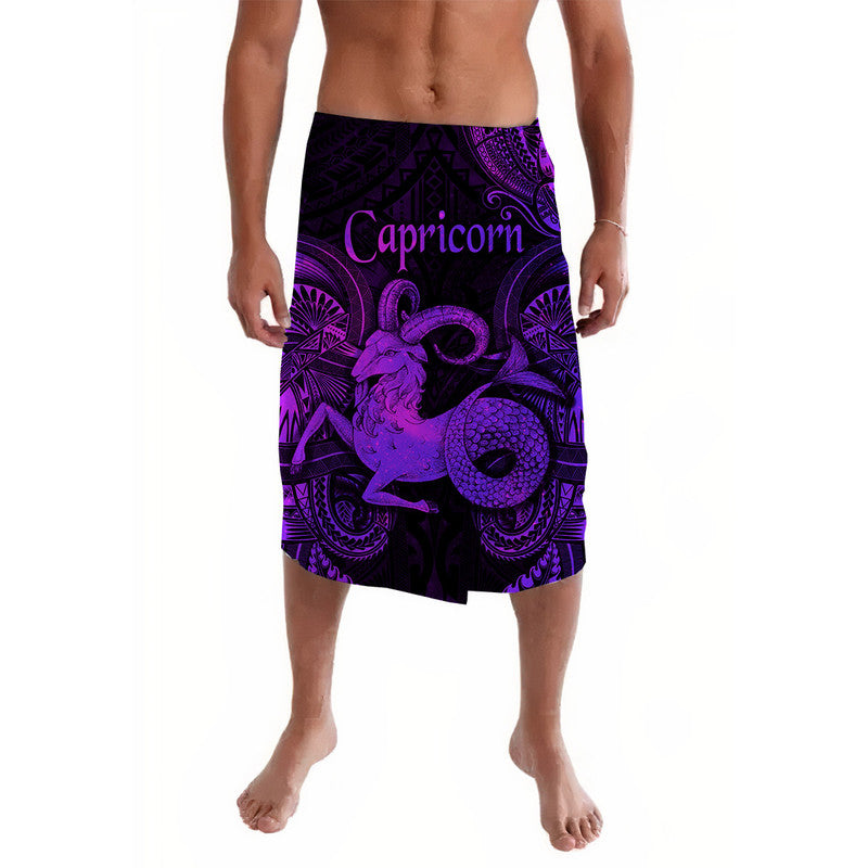 Capricorn Zodiac Polynesian Lavalava Unique Style Purple LT8 Purple - Polynesian Pride